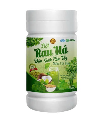 Bột Rau má Đậu xanh Cần tây Nước cốt Dừa